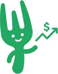 Forky, the Forkast mascot